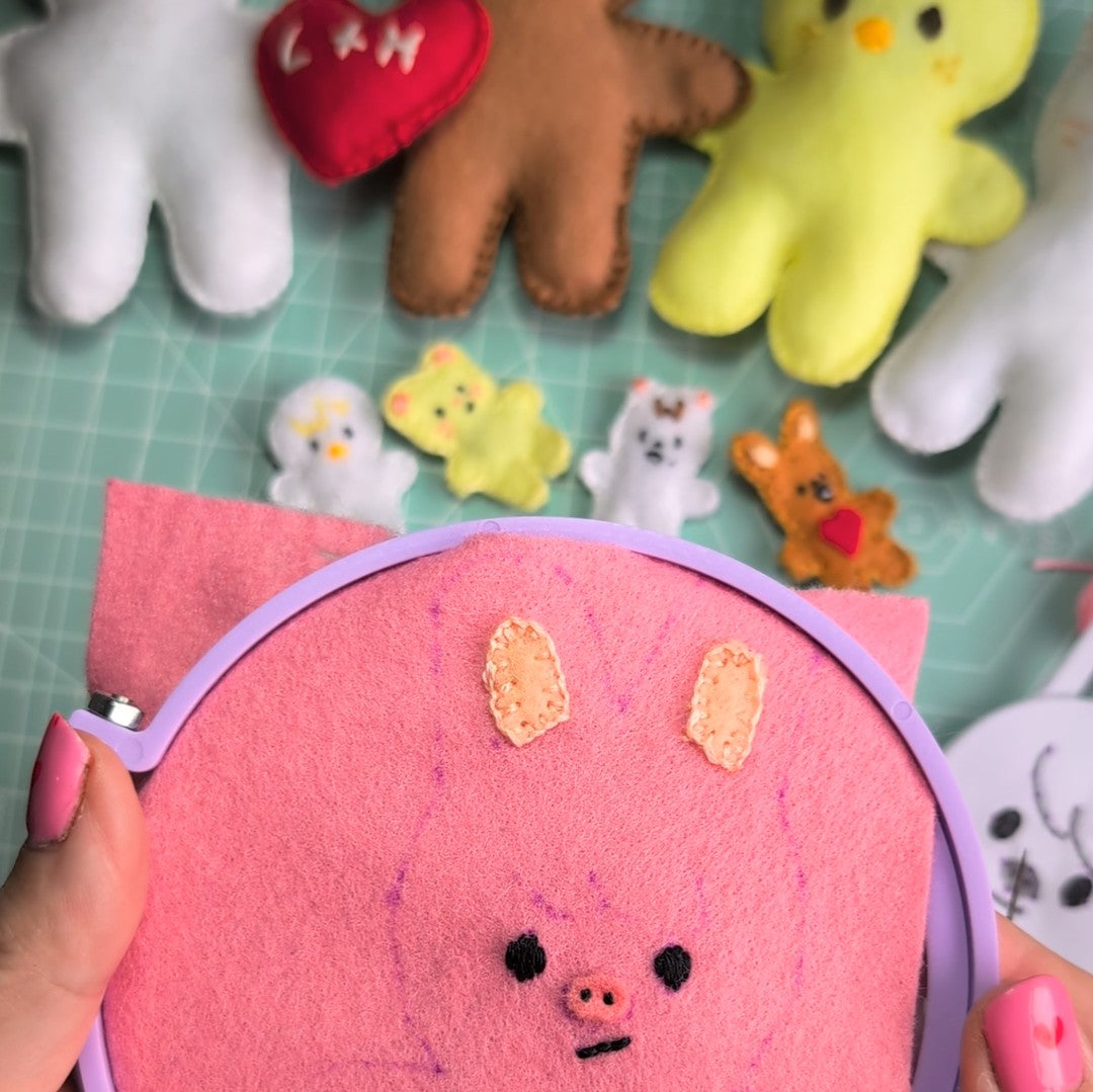 Magnetic Skzoo - felt sewing pattern